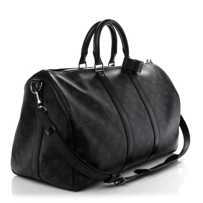 Louis Vuitton Monogram Eclipse Keepall Bandouliere 45 2 of 9