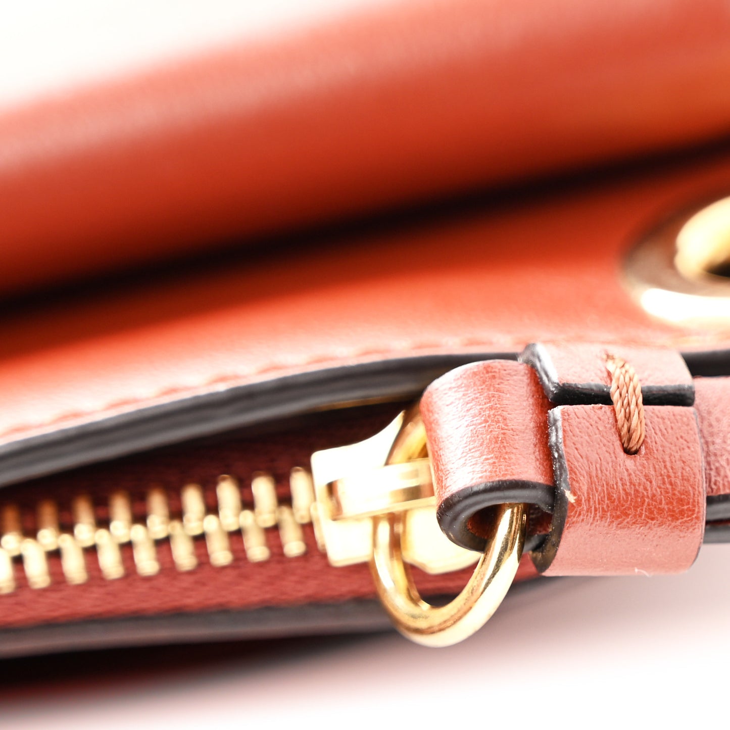 Calfskin Tess Mini Crossbody Bag Sepia Brown
