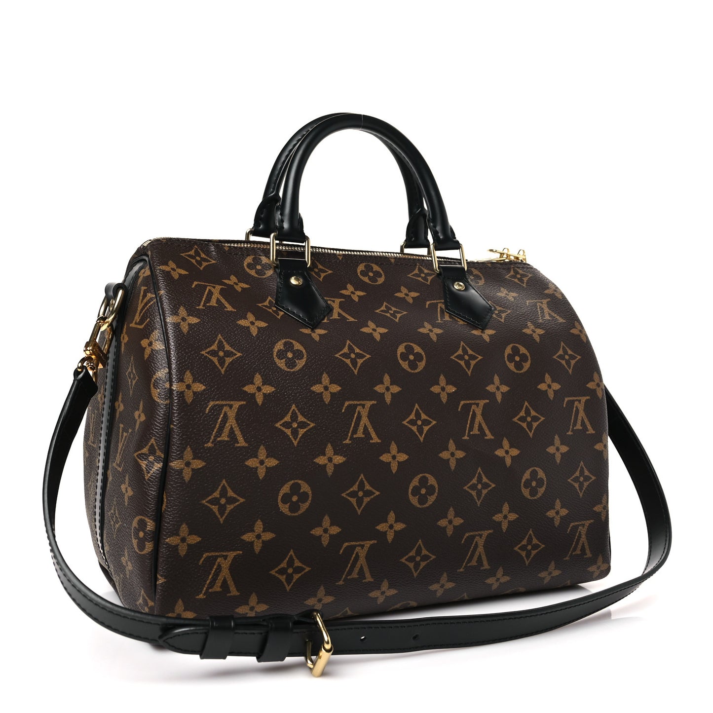 Monogram My World Tour Speedy Bandouliere 30 Black