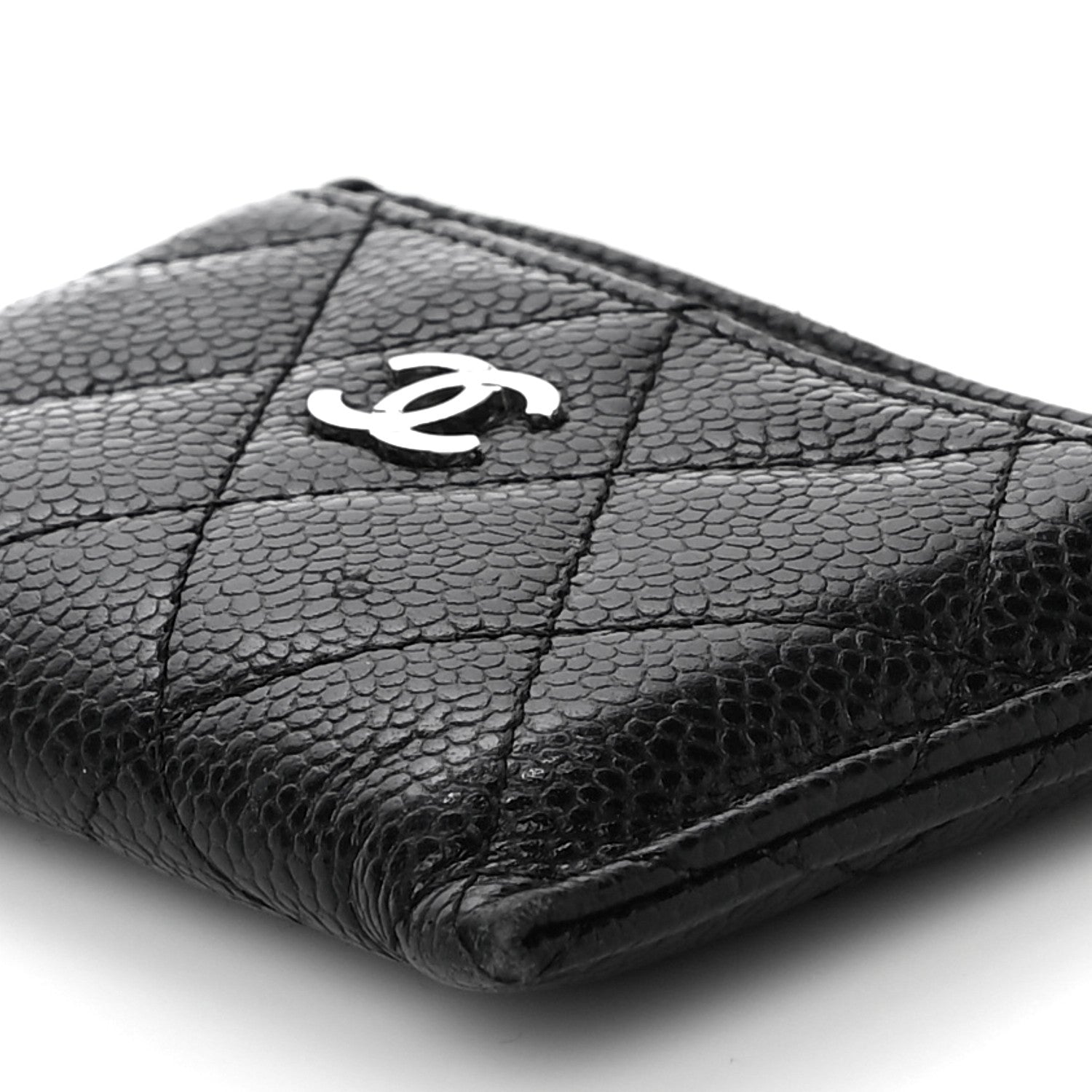 Chanel Caviar Quilted Card Holder Black 11 of 13