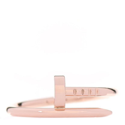 Cartier 18K Pink Gold Small Juste Un Clou Ring 53 6.25 1 of 5