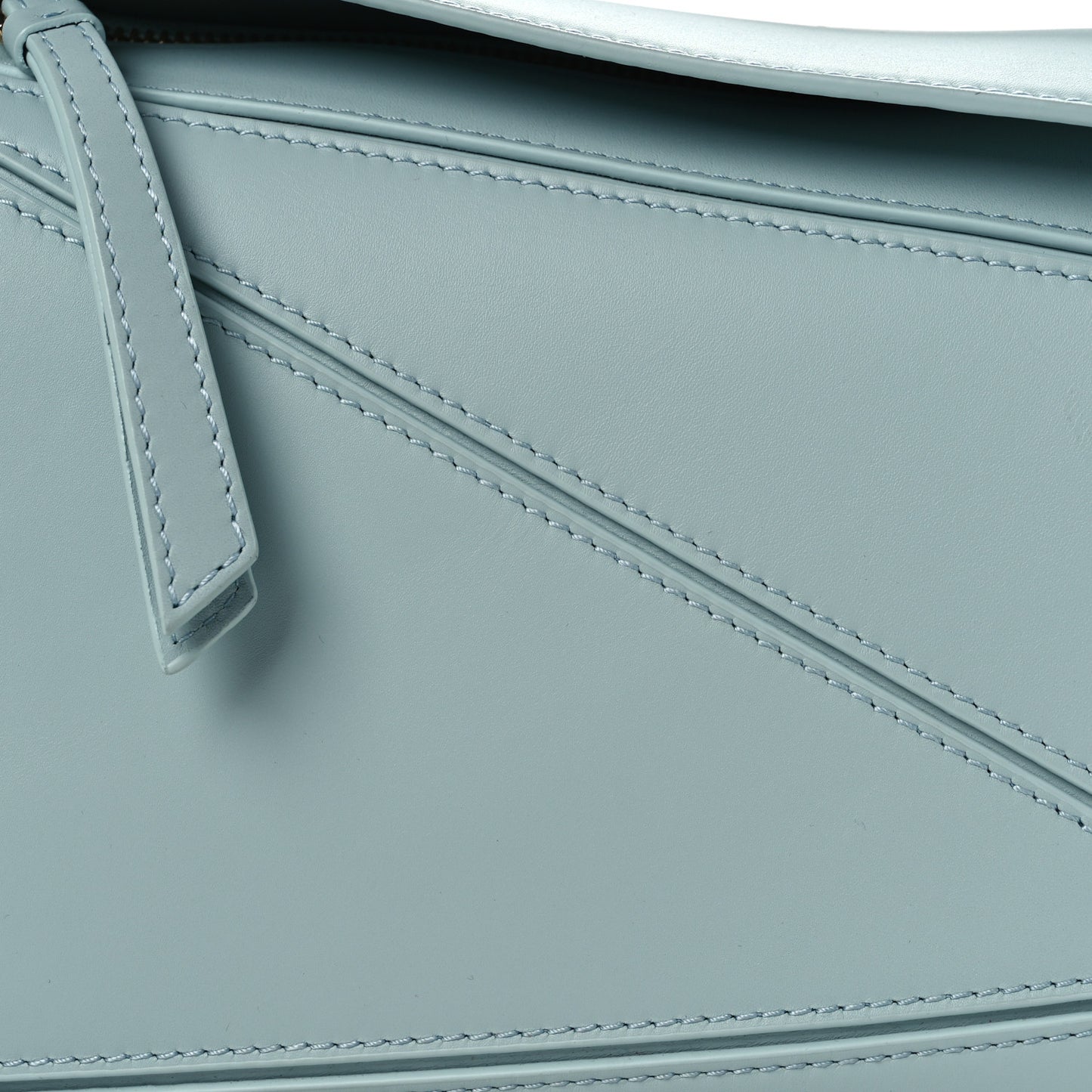Calfskin Small Puzzle Bag Aquamarine