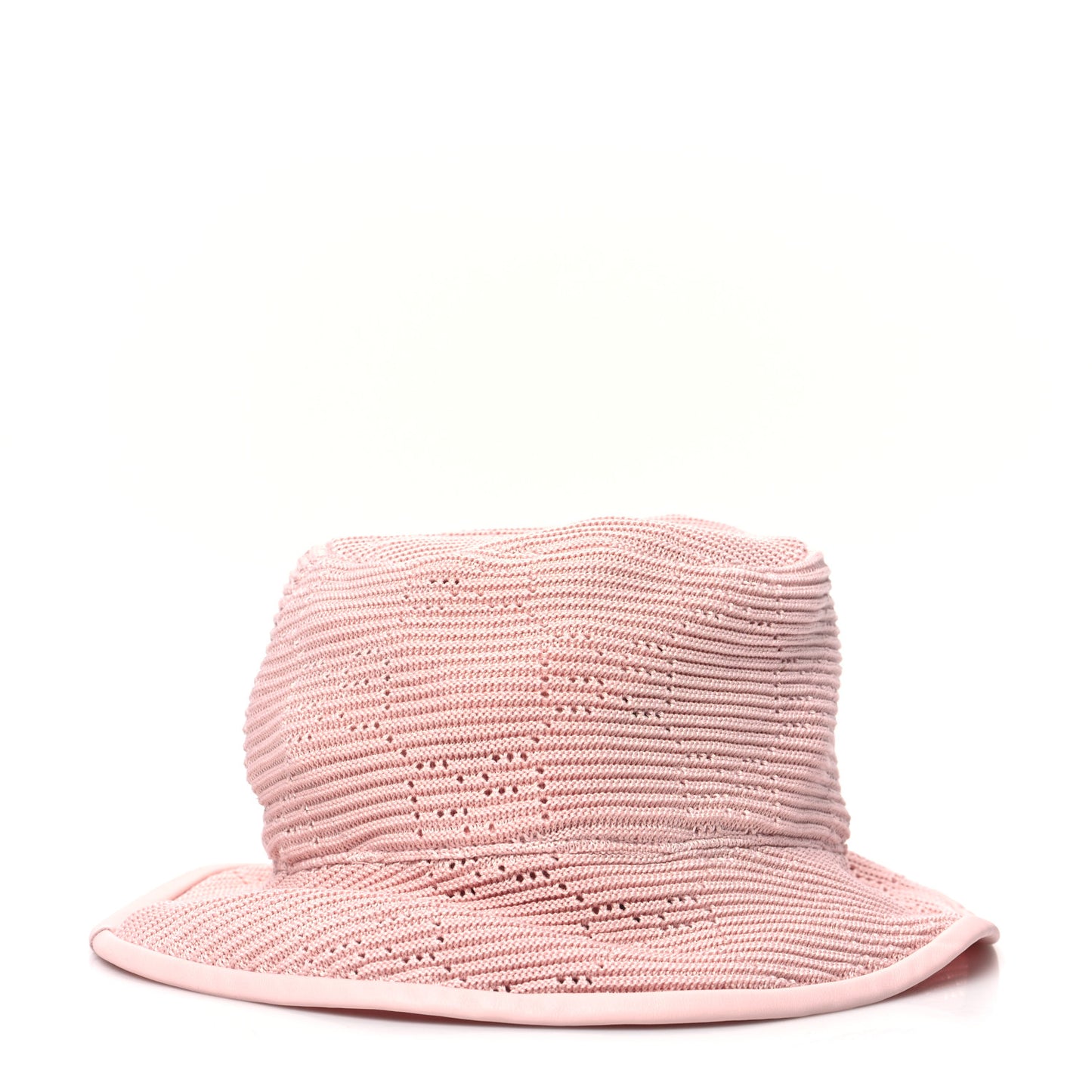 Cotton Crochet GG Monogram Bucket Hat M Pink