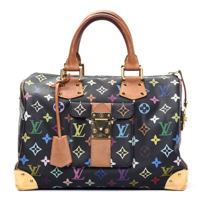 Louis Vuitton Monogram Multicolor Speedy 30 Black 1 of 24