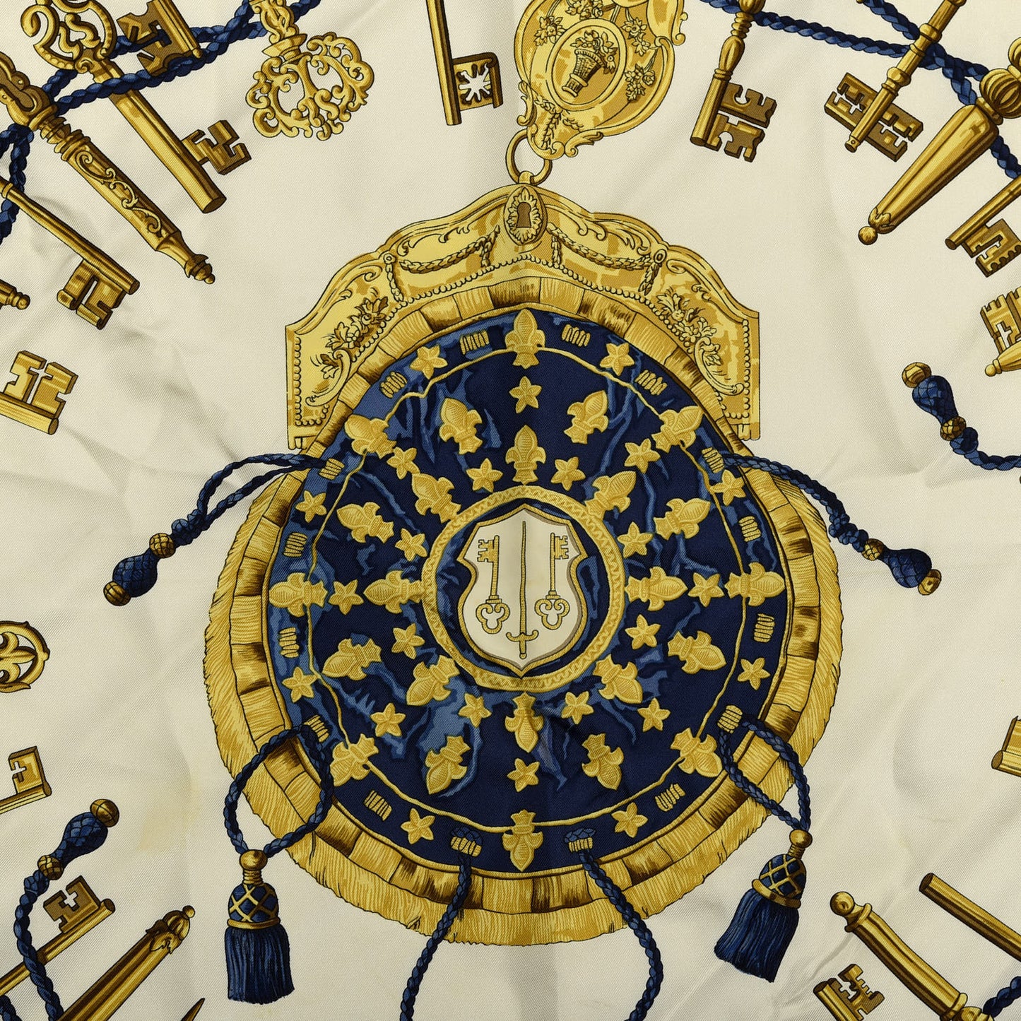 Silk Keys Les Cles Scarf 90