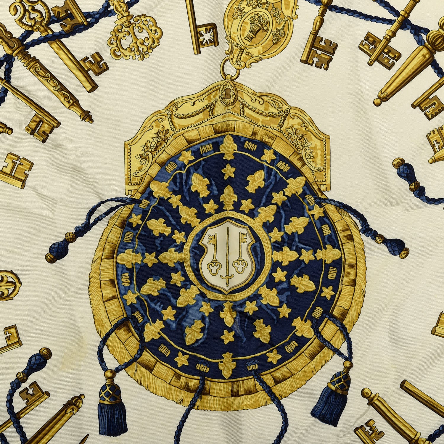 Hermes Silk Keys Les Cles Scarf 90 3 of 6