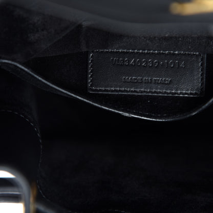 Saint Laurent Calfskin Large Emmanuelle Bucket Bag Black 12 of 13