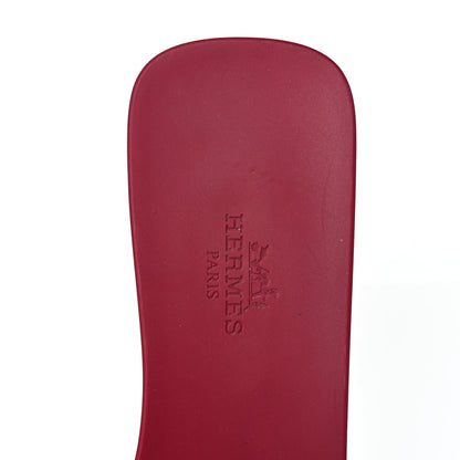 Hermes Rubber Aloha Sandals 37 Rose Baie 7 of 8