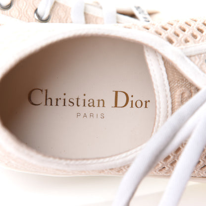 Christian Dior Resille Embroidered Walk'N'Dior Low Top Sneakers 37 Beige 8 of 11