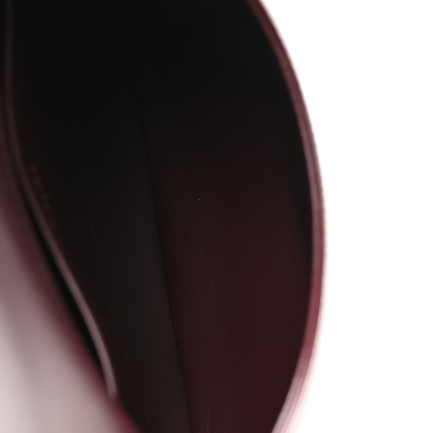 Box Calfskin Mini Voltaire Top Handle Bag Cabernet