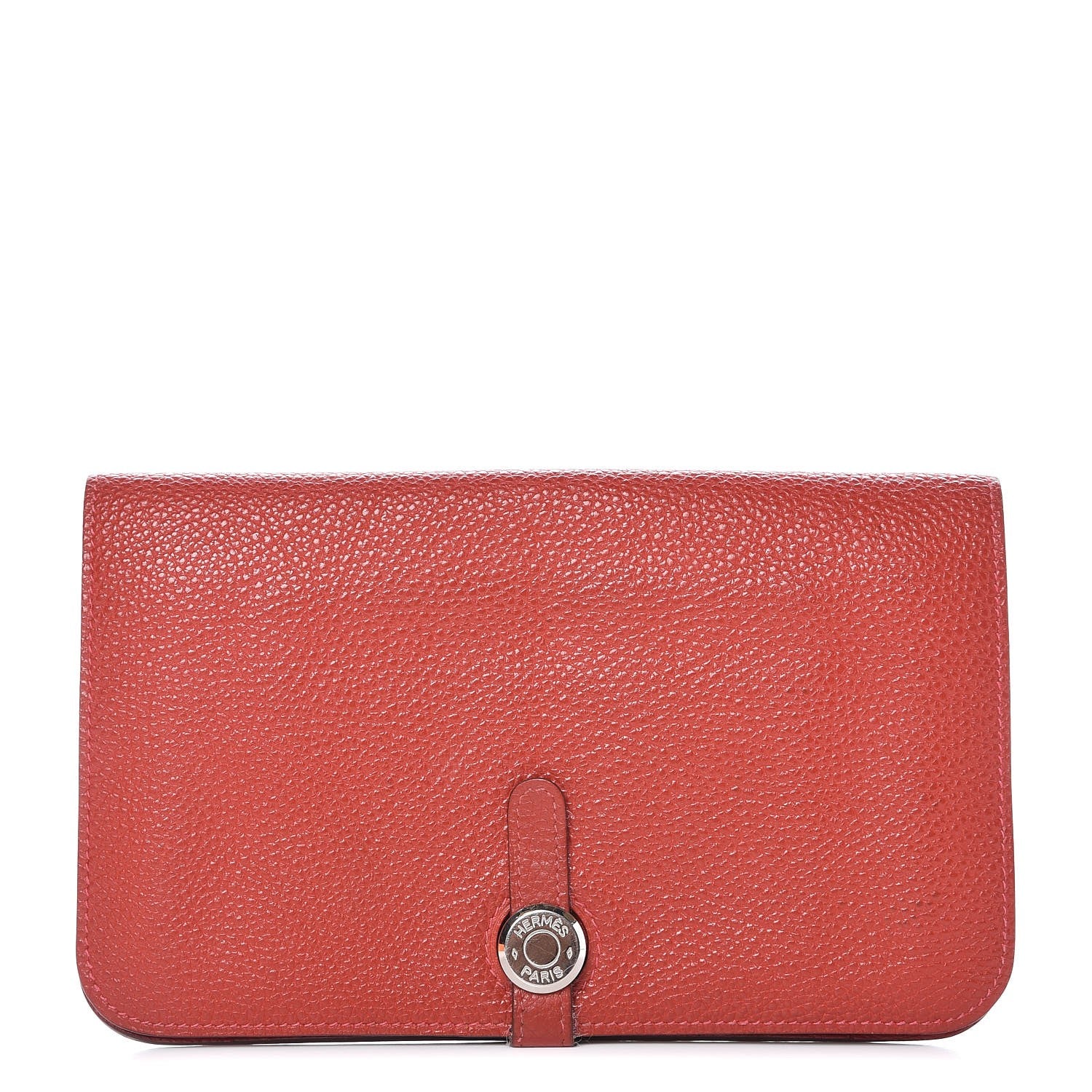 Hermes Togo Dogon Duo Wallet Vermillion 1 of 10