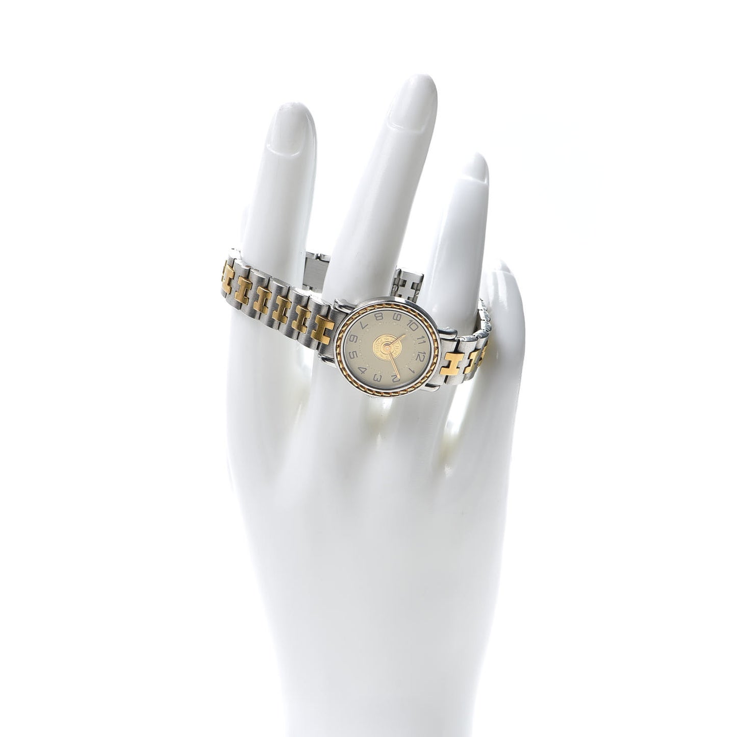 Stainless Steel 25mm Sellier Quartz Watch Gold