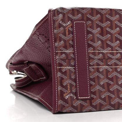 Goyard Goyardine Sac Hardy Pet Carrier PM Burgundy 6 of 10