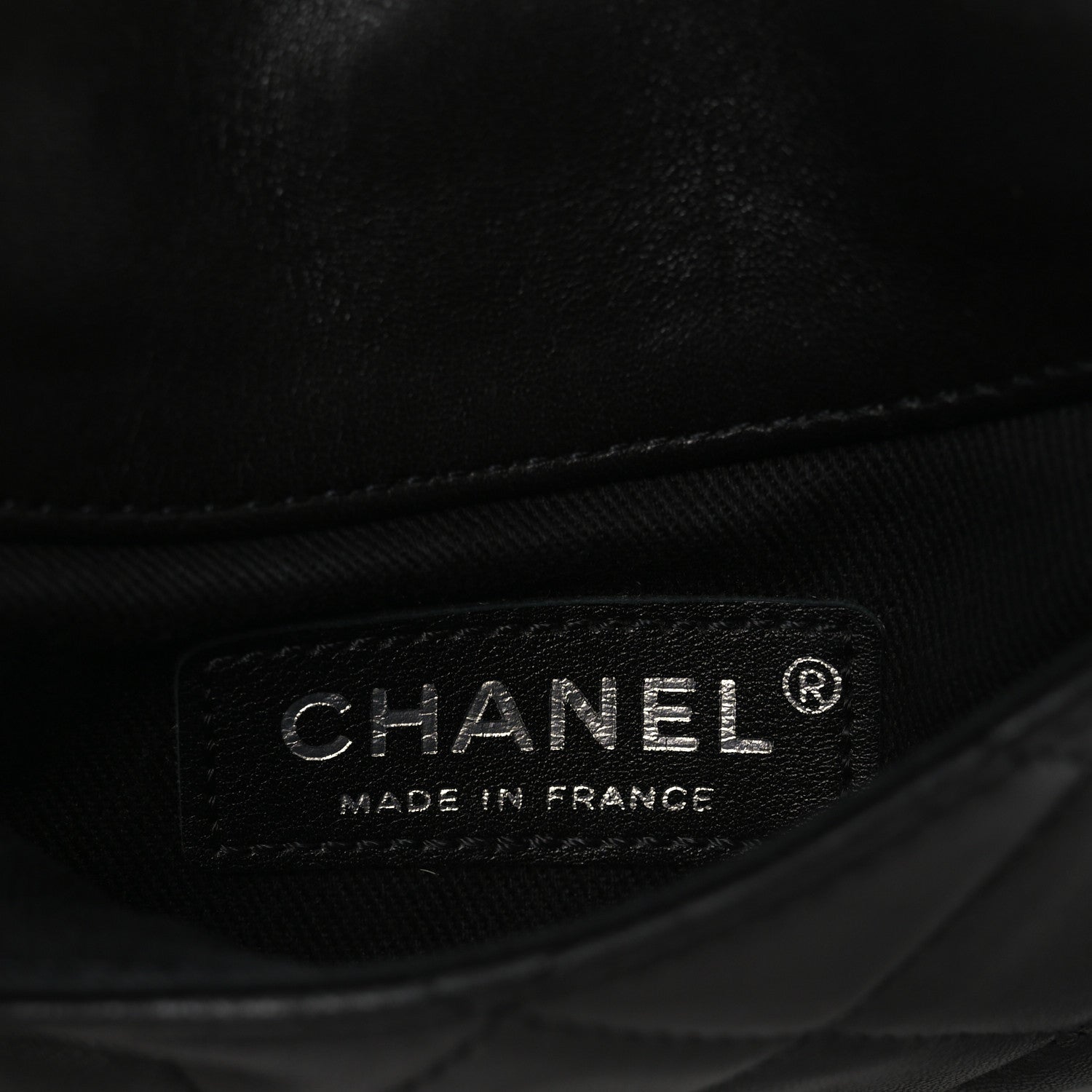 Chanel Lambskin Quilted Double Sided Wallet On Chain WOC Black 7 of 11