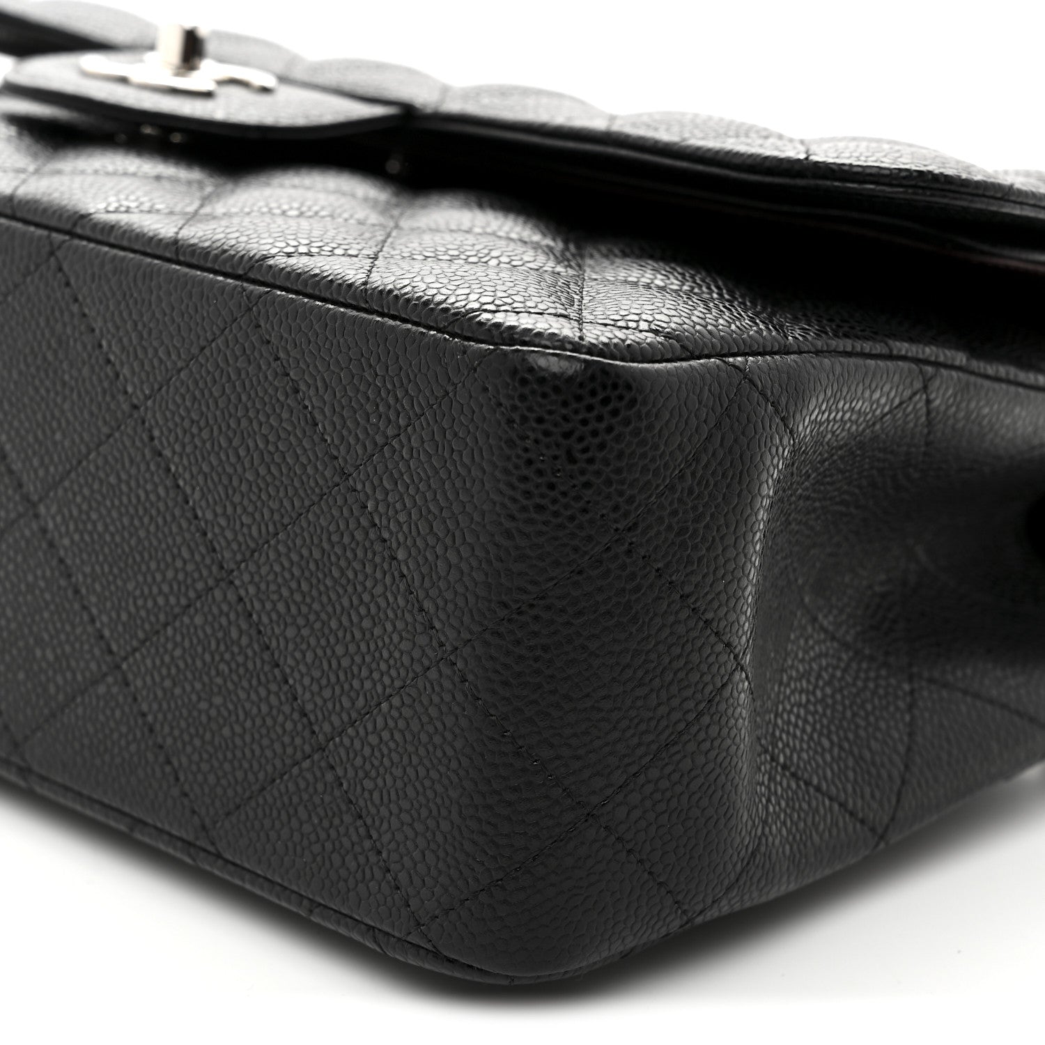 Chanel Caviar Quilted Jumbo Double Flap Black 10 of 10