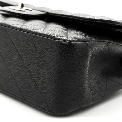 Chanel Caviar Quilted Jumbo Double Flap Black 10 of 10