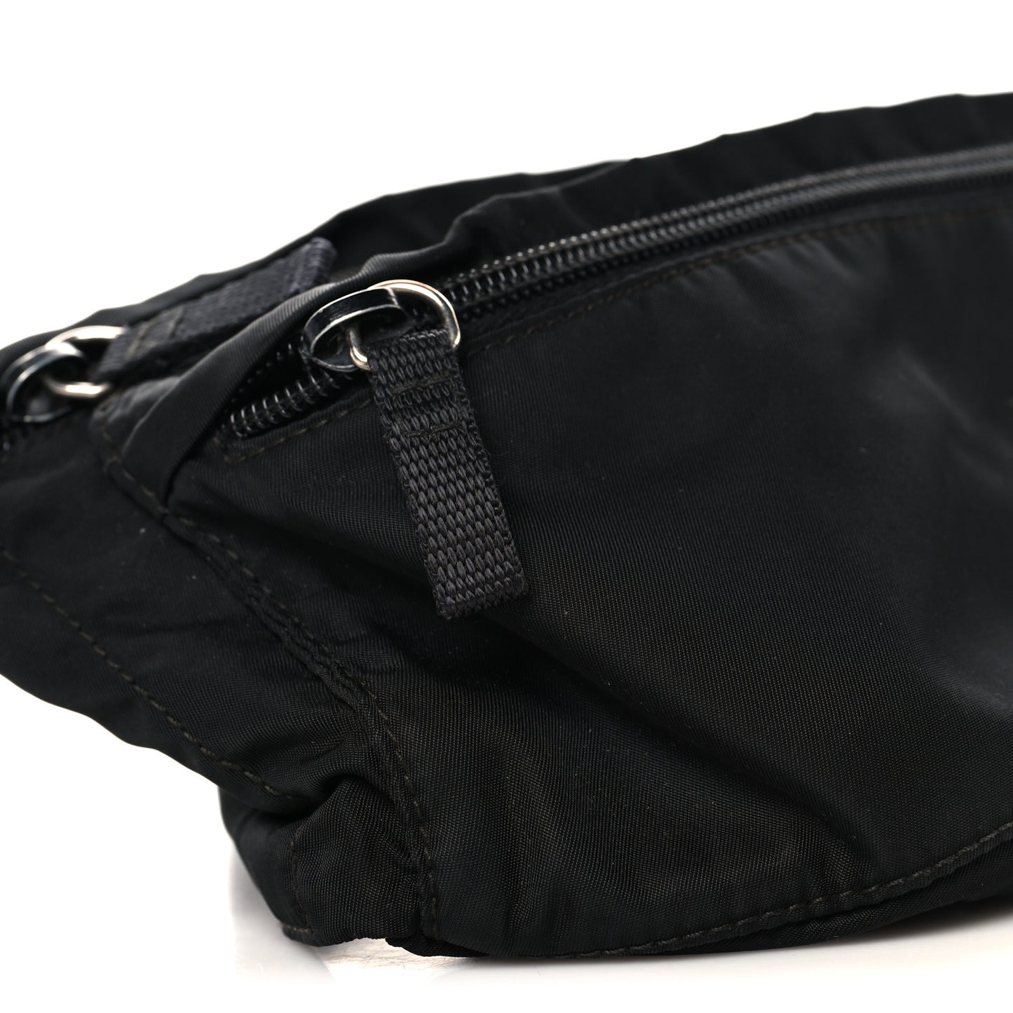 Tessuto Nylon Montagna Belt Bag Black