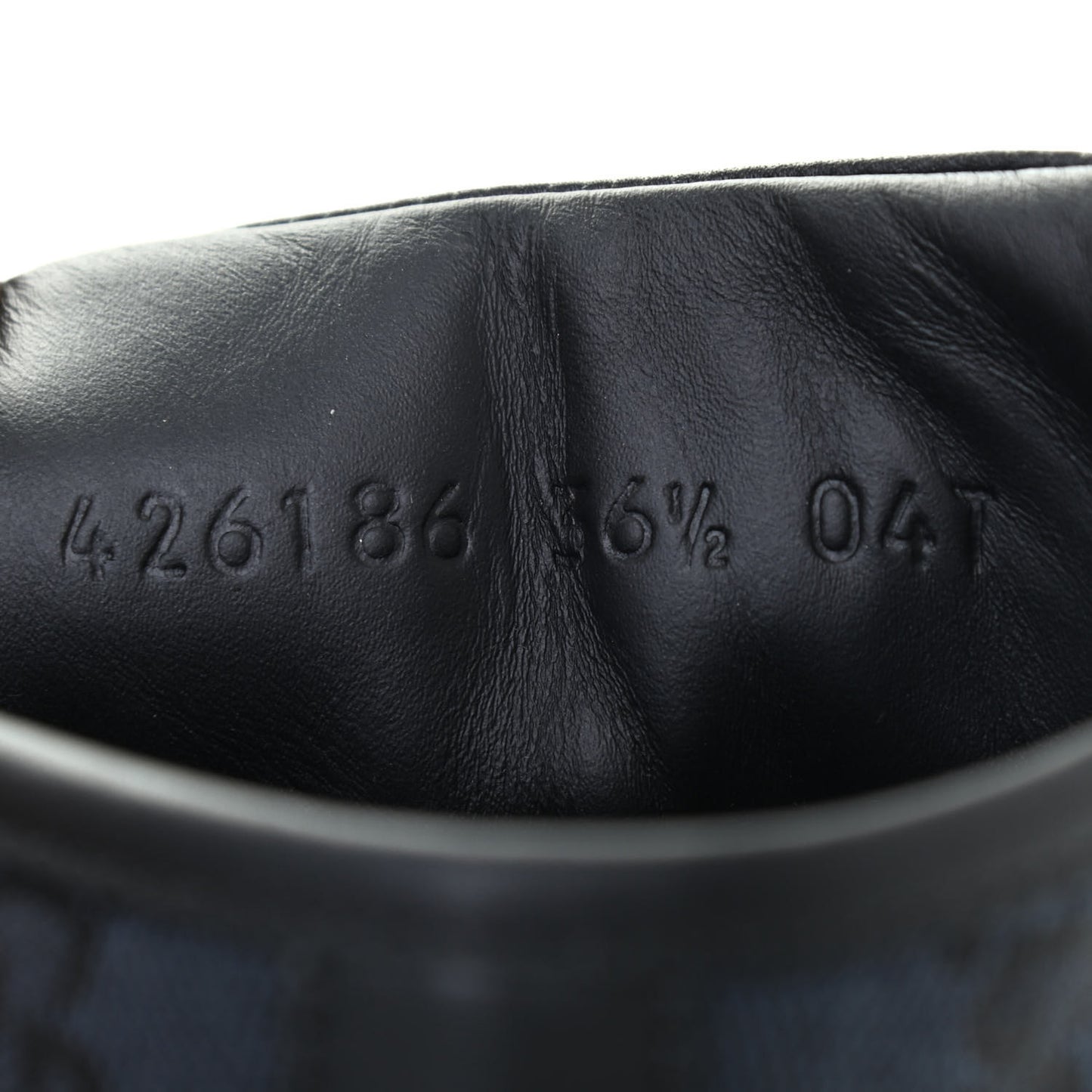 Monogram High Top Sneakers 36.5 Black