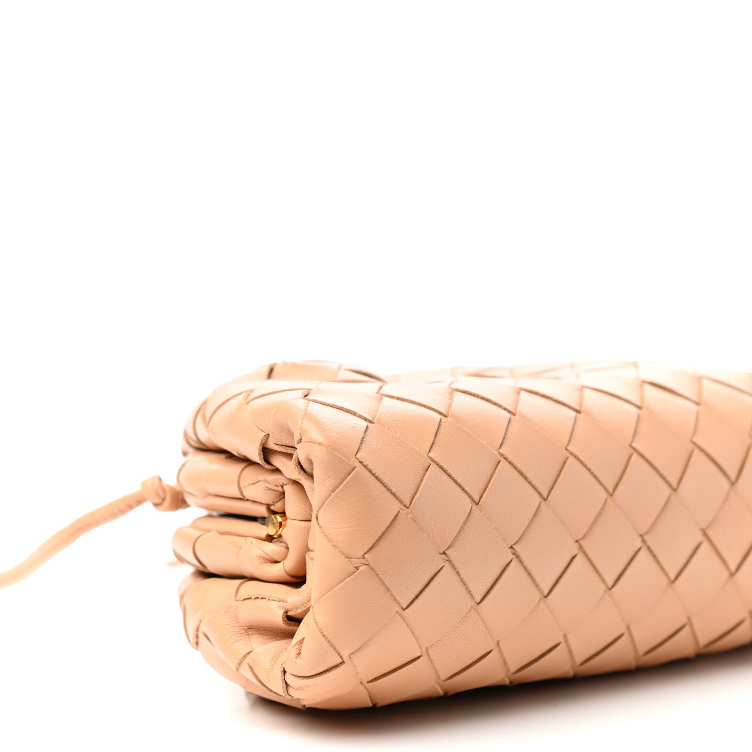 Bottega Veneta Nappa Intrecciato The Mini Pouch Almond 7 of 10