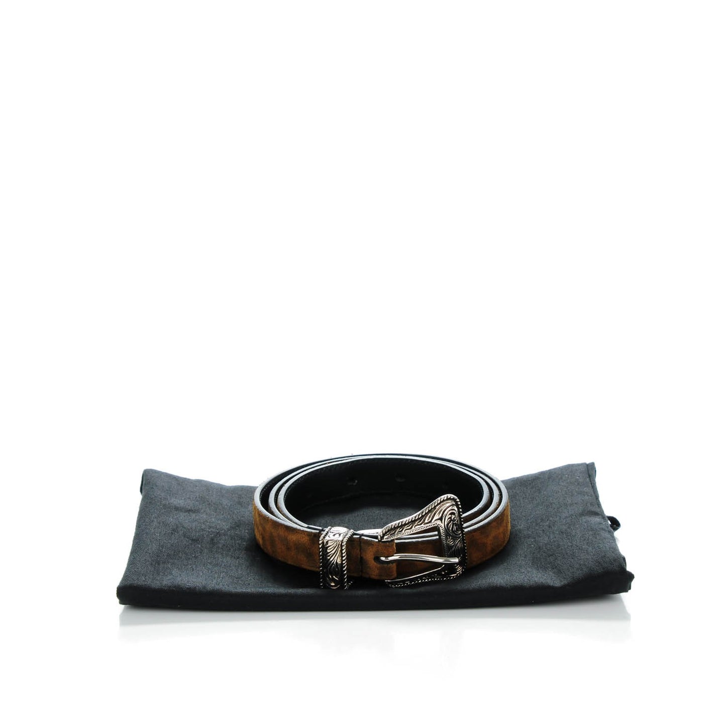 Suede Western Belt 85 34 Dusty Beige