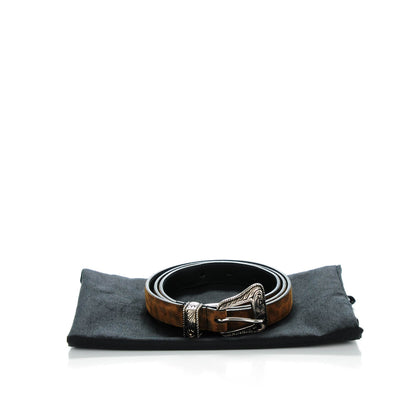Saint Laurent Suede Western Belt 85 34 Dusty Beige 7 of 7