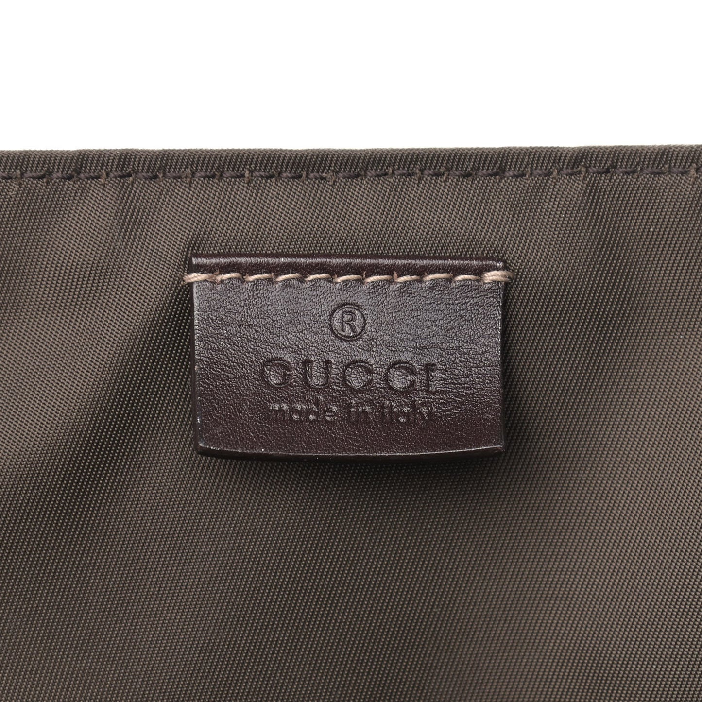 GG Plus Monogram Messenger Diaper Bag Dark Brown