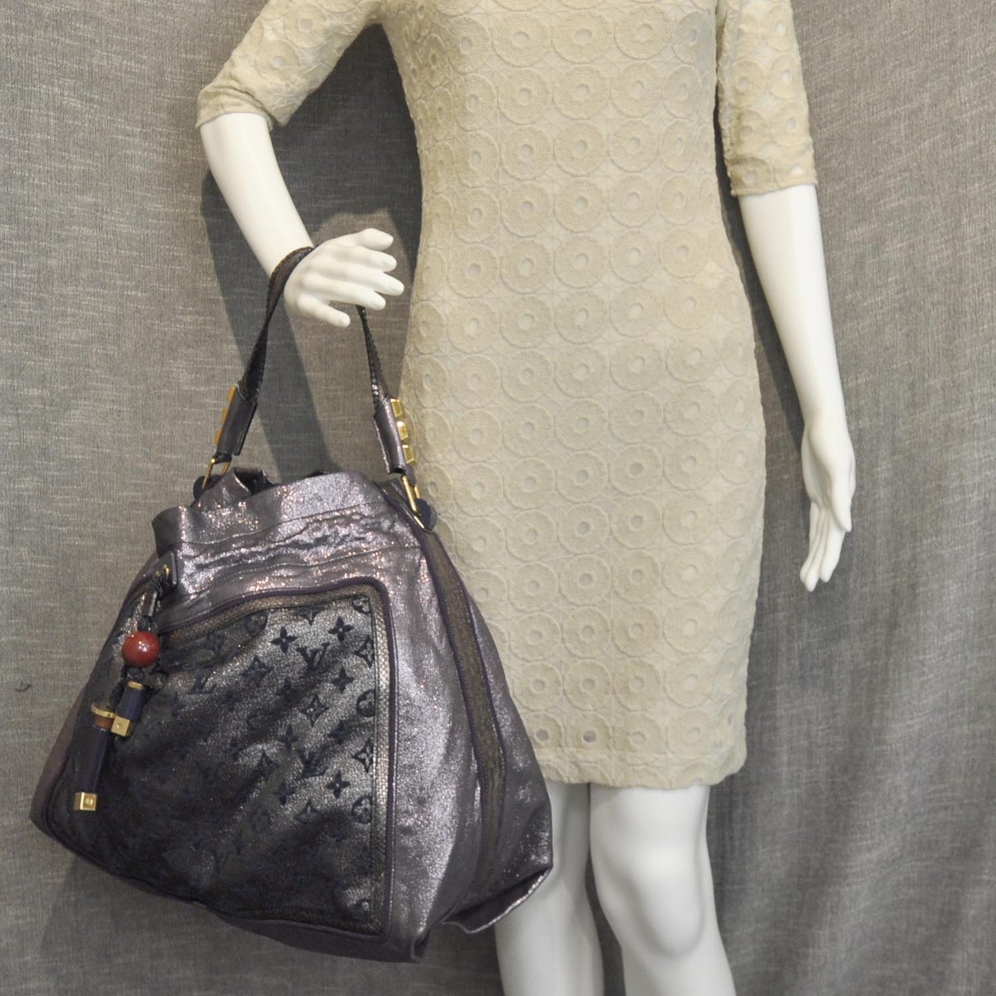 Monogram Lurex Bluebird