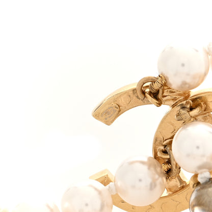 Chanel Pearl Crystal CC Dragon Chain Belt Gold White Ruthenium Grey 3 of 3
