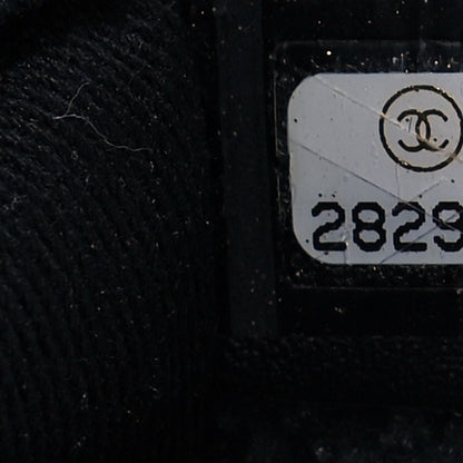 Chanel Lurex Boucle Small Deauville Tote Black 7 of 12