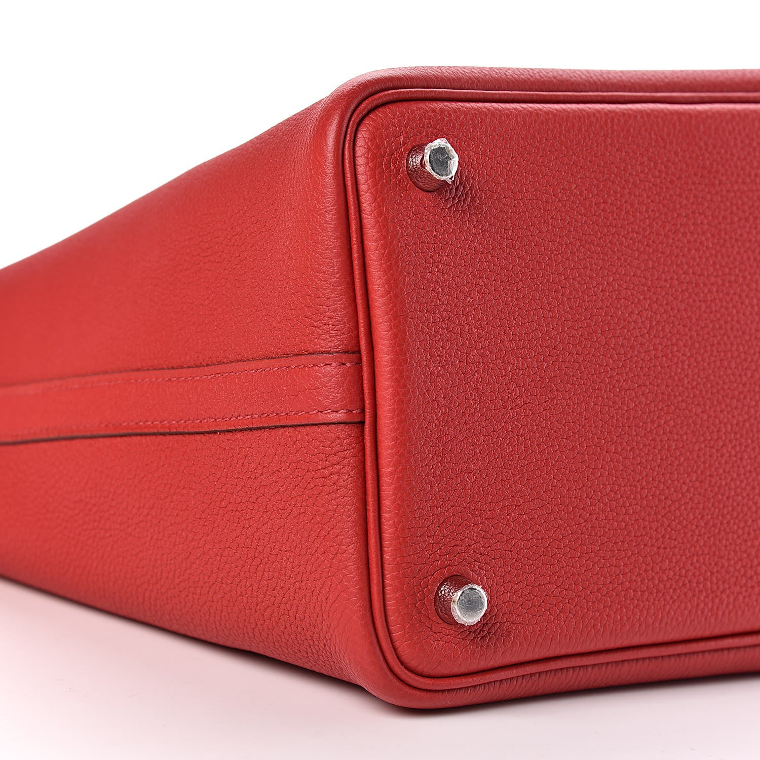 Hermes Taurillon Maurice Picotin Lock 18 PM Rouge Piment 8 of 11