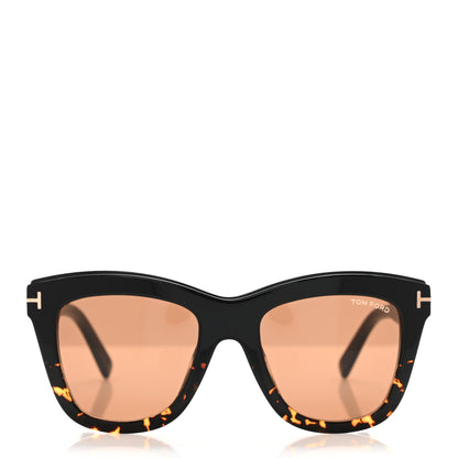 Tom Ford Julie Cat Eye Sunglasses TF685 Tortoise 2 of 8