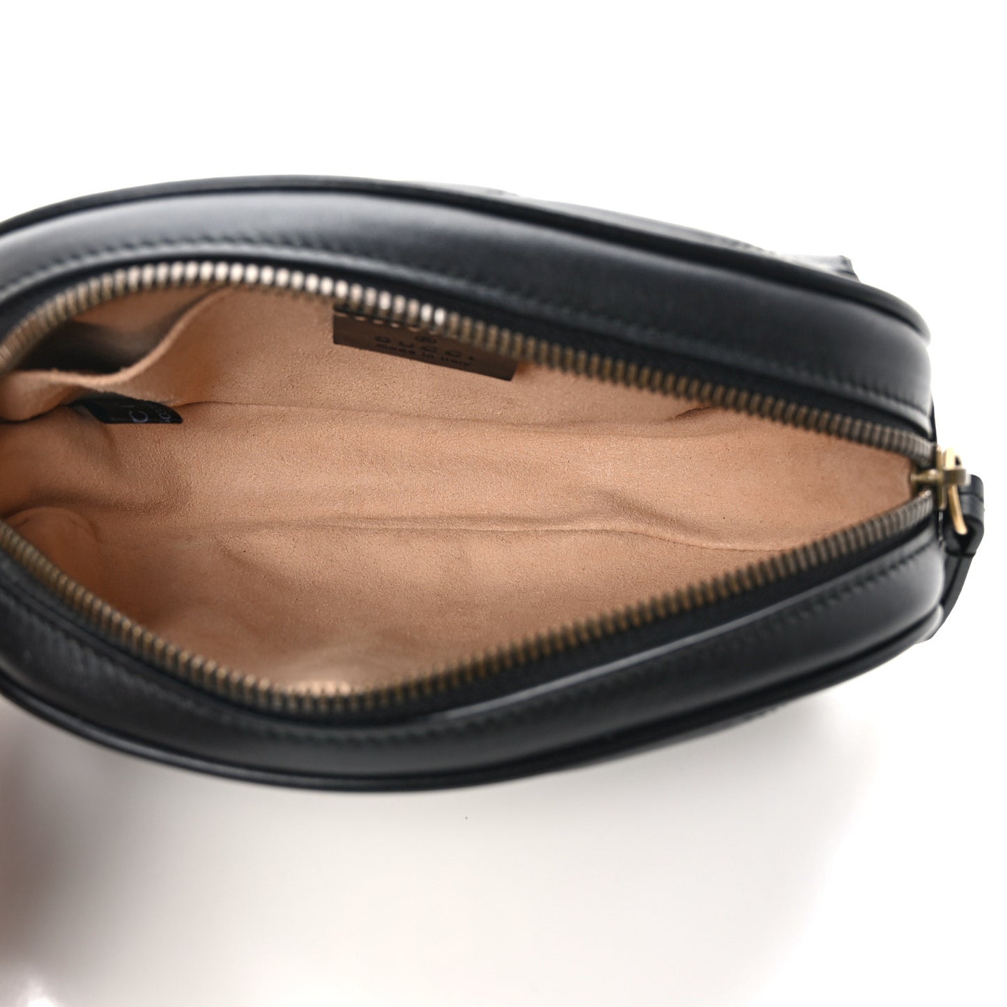 Calfskin Matelasse GG Marmont Belt Bag 85 34 Black