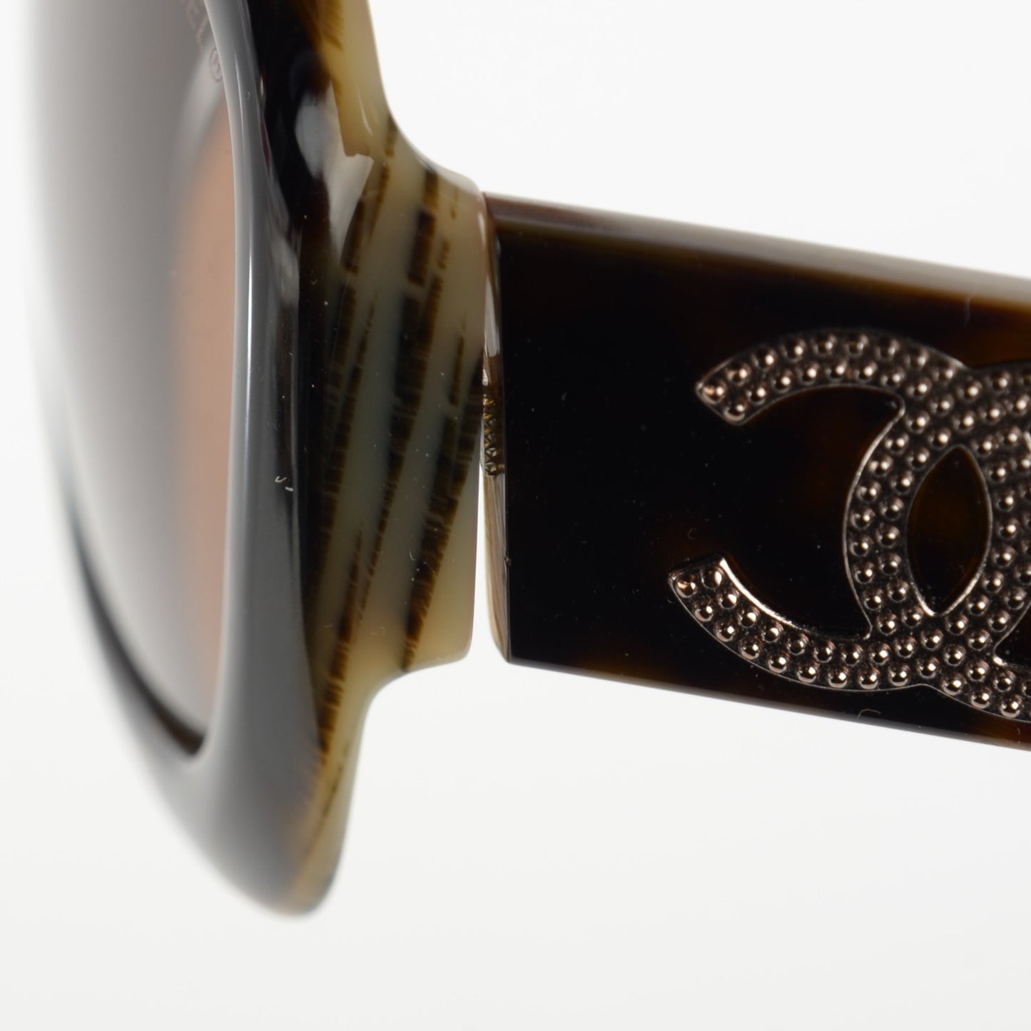 Studded CC Sunglasses 5102 Tortoise