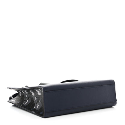 MCM Calfskin Small Portuna Tote Black 4 of 9