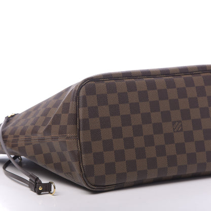 Louis Vuitton Damier Ebene Neo Neverfull MM Rose Ballerine 10 of 12