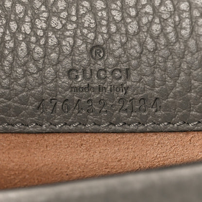 Gucci Dollar Calfskin Crystal Super Mini Dionysus Shoulder Bag Dusty Grey Black Diamond 6 of 9