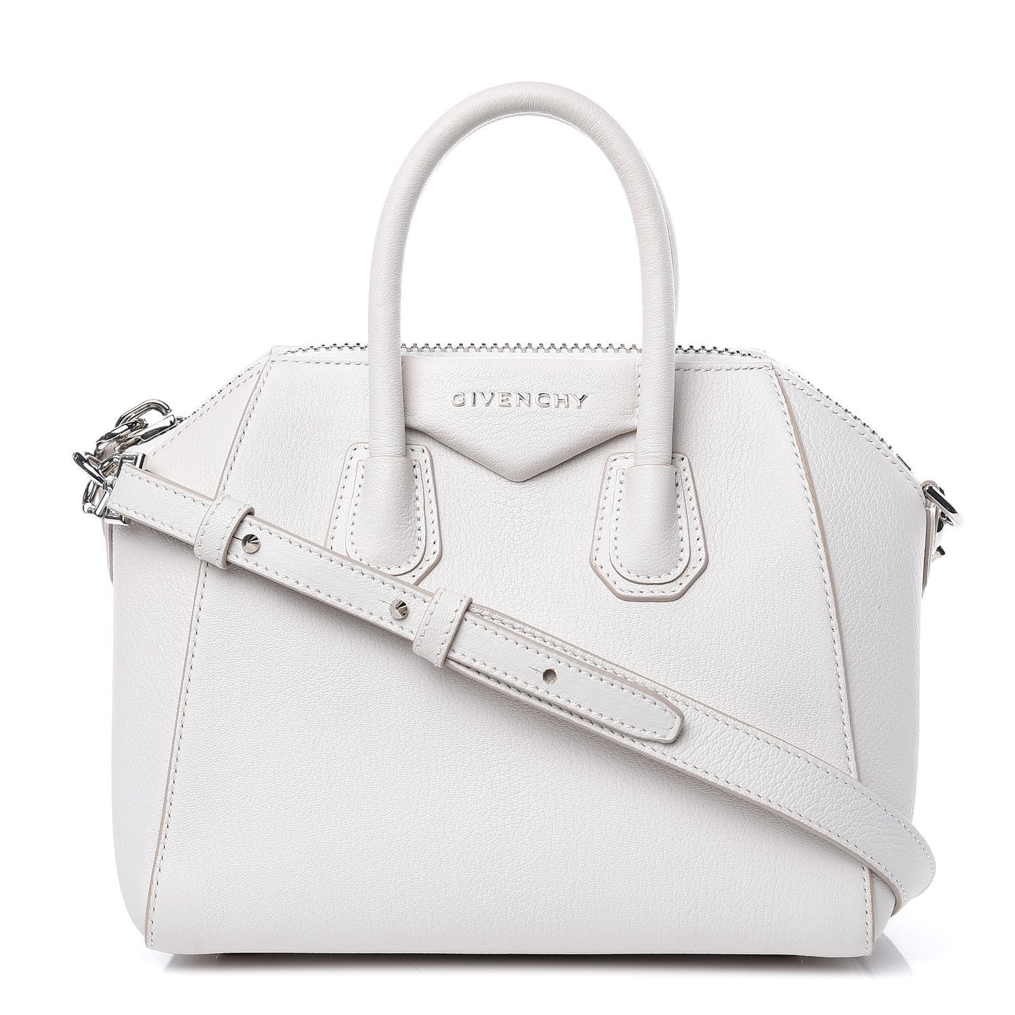 Sugar Goatskin Mini Antigona White
