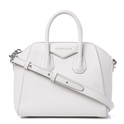 Givenchy Sugar Goatskin Mini Antigona White 1 of 12
