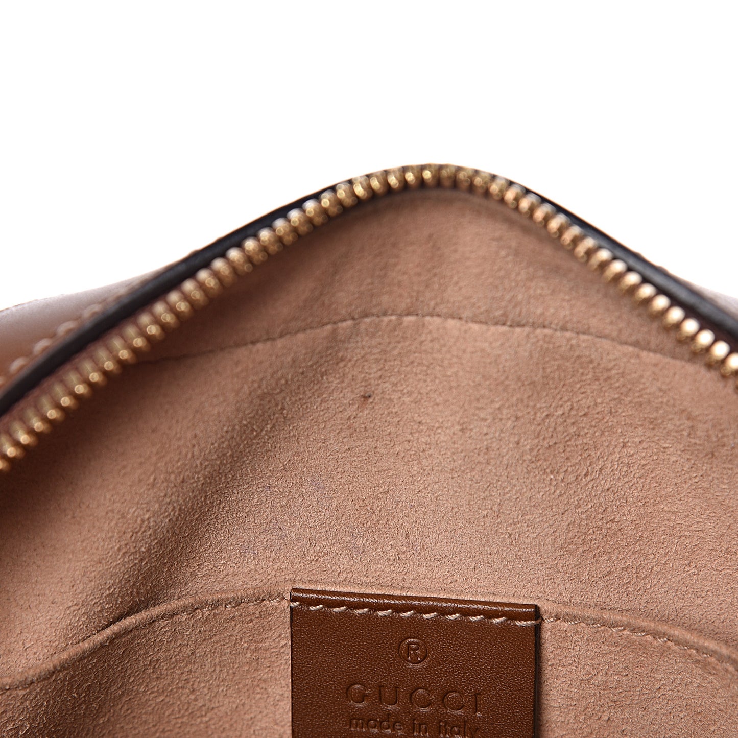 GG Supreme Monogram Bee Embroidered Mini Chain Shoulder Bag Beige Tuscany