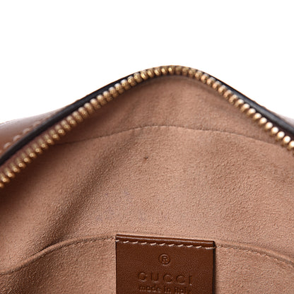 Gucci GG Supreme Monogram Bee Embroidered Mini Chain Shoulder Bag Beige Tuscany 8 of 12
