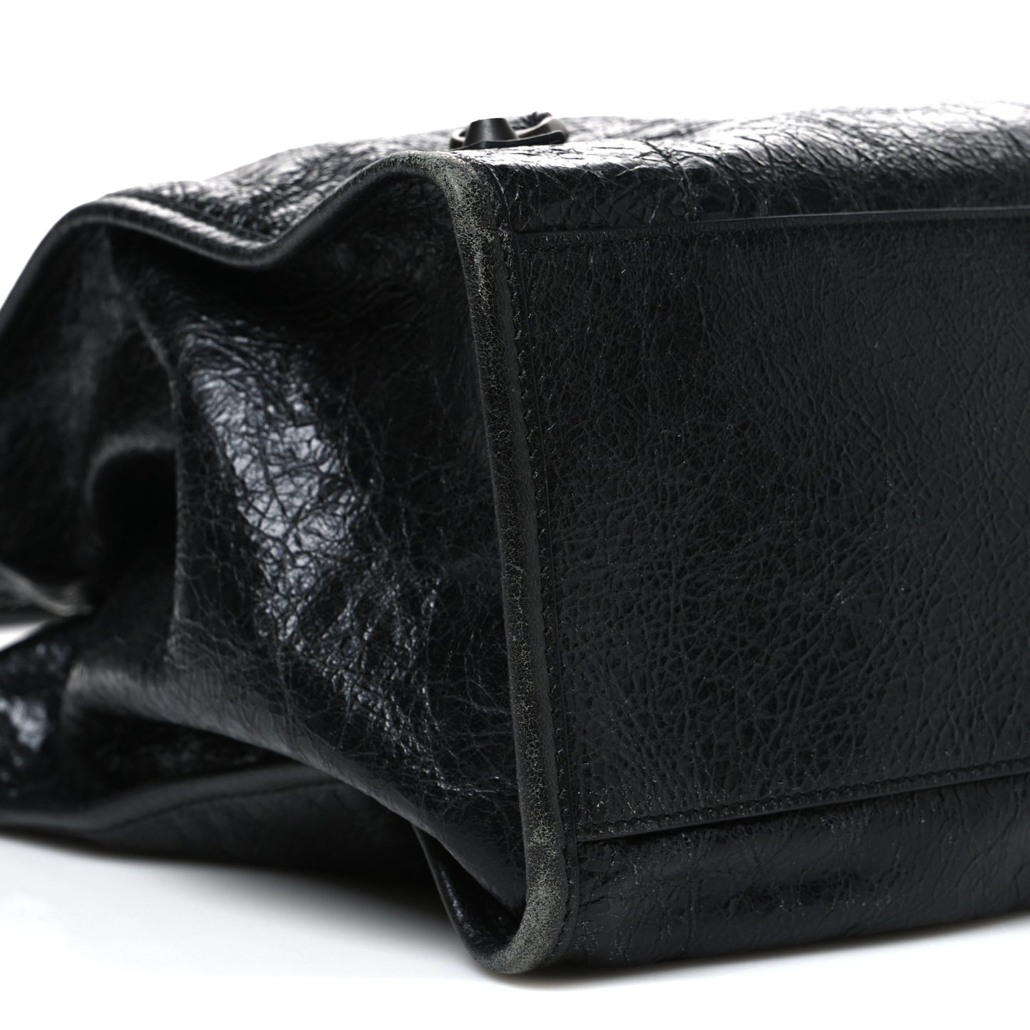 Agneau Arena Classic Hardware Medium Le City Tote Black