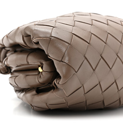 Bottega Veneta Nappa Intrecciato The Mini Pouch Taupe Grey 7 of 8