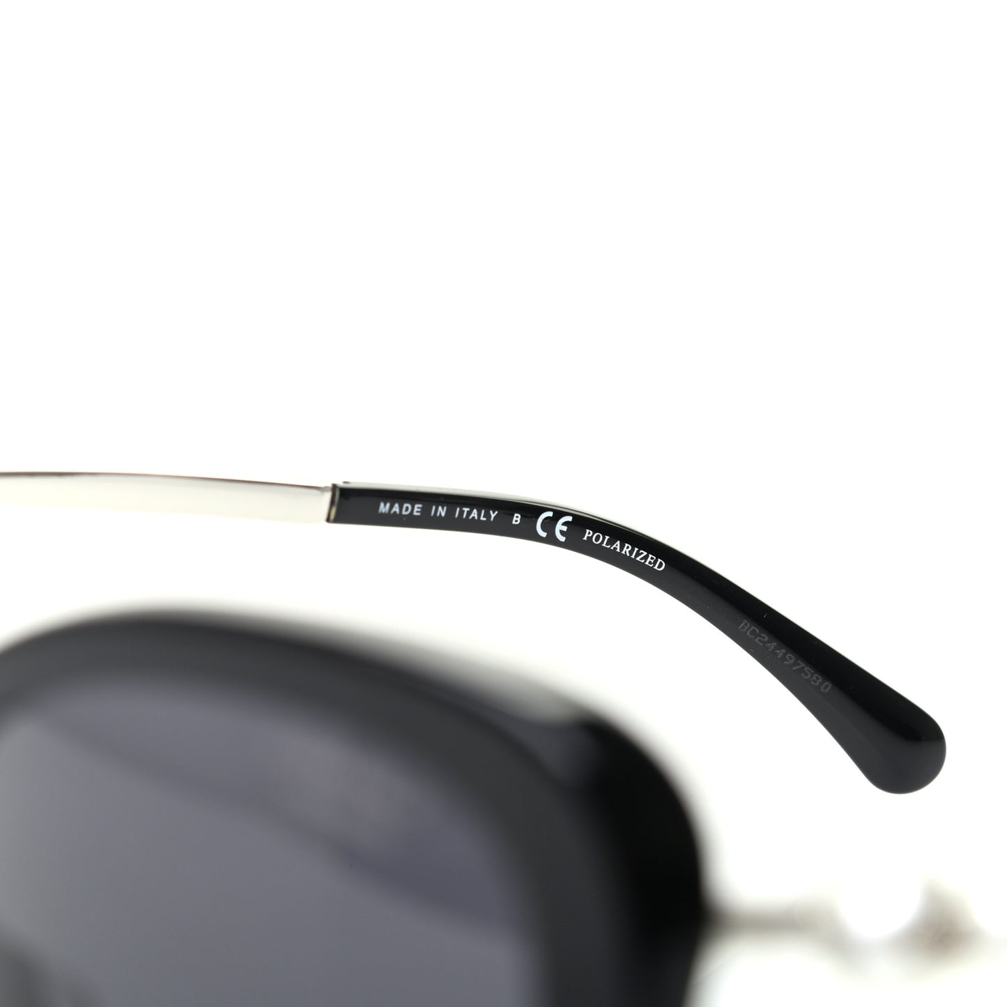 Acetate Pearl Polarized Sunglasses 5339-H Black