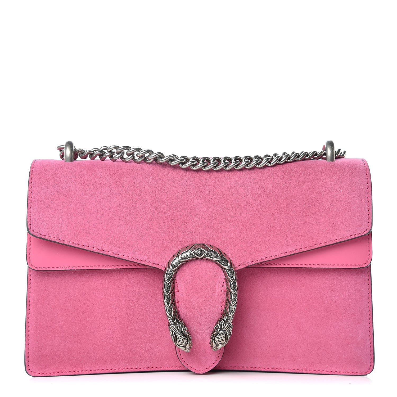 Gucci Suede Cudu Vitello Velvet Small Dionysus Shoulder Bag Pink Tropical Flower 1 of 12