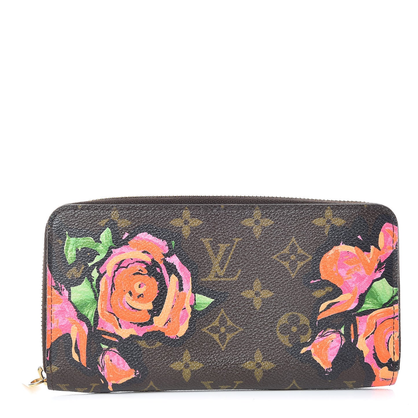 Monogram Roses Zippy Wallet
