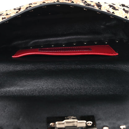 Valentino Garavani Calf Hair Leopard Print Small Rockstud Spike Shoulder Bag 5 of 17