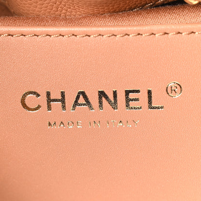 Chanel Caviar Quilted Small Chanel 25 Handbag Dark Beige 6 of 10
