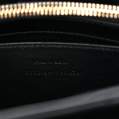 Saint Laurent Calfskin Y Quilted Monogram Small Loulou Chain Satchel Black 7 of 11
