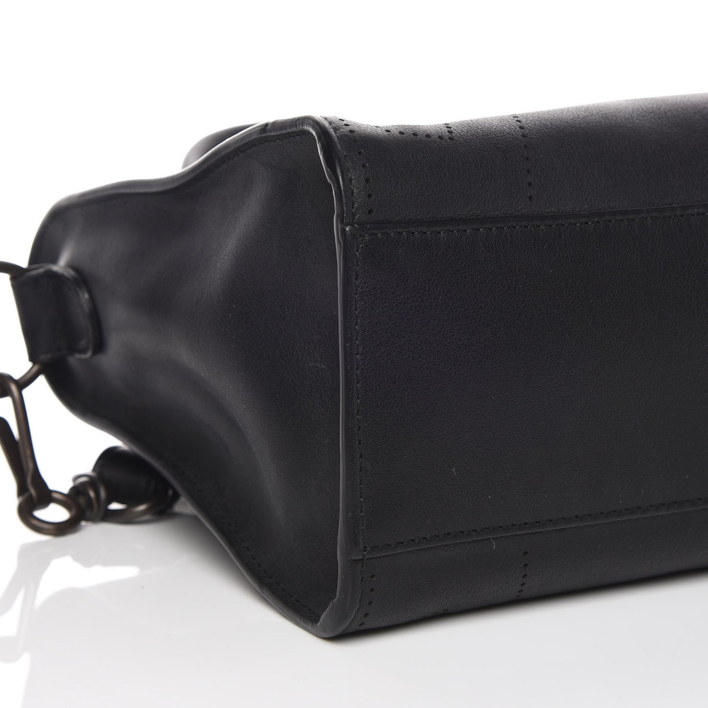 Veau Soyeux Perforated Blackout Hardware S City Black