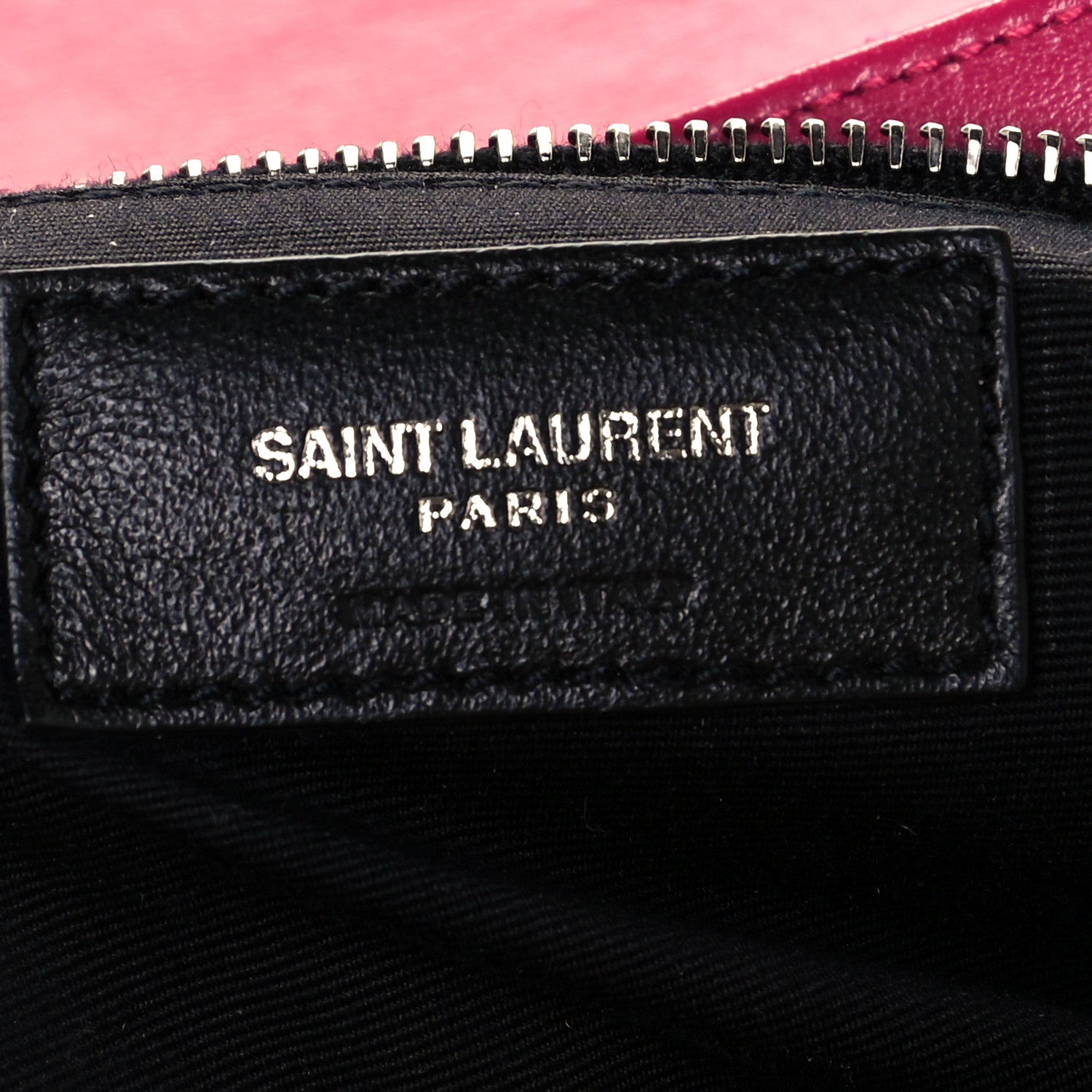 Saint Laurent Calfskin Y Quilted Monogram Medium Loulou Chain Satchel Freesia 6 of 10